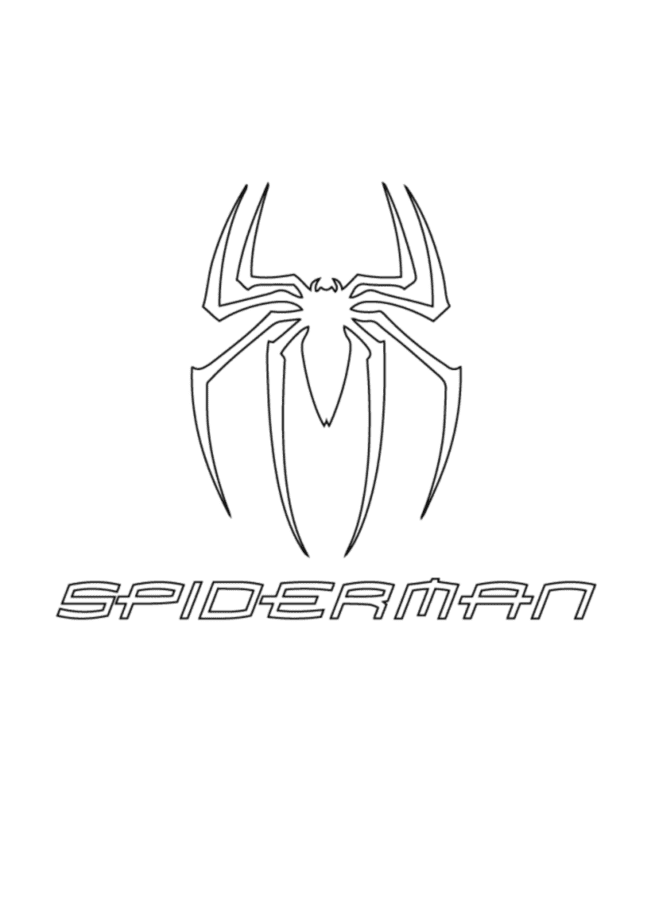 desenhos homem aranha para colorir
