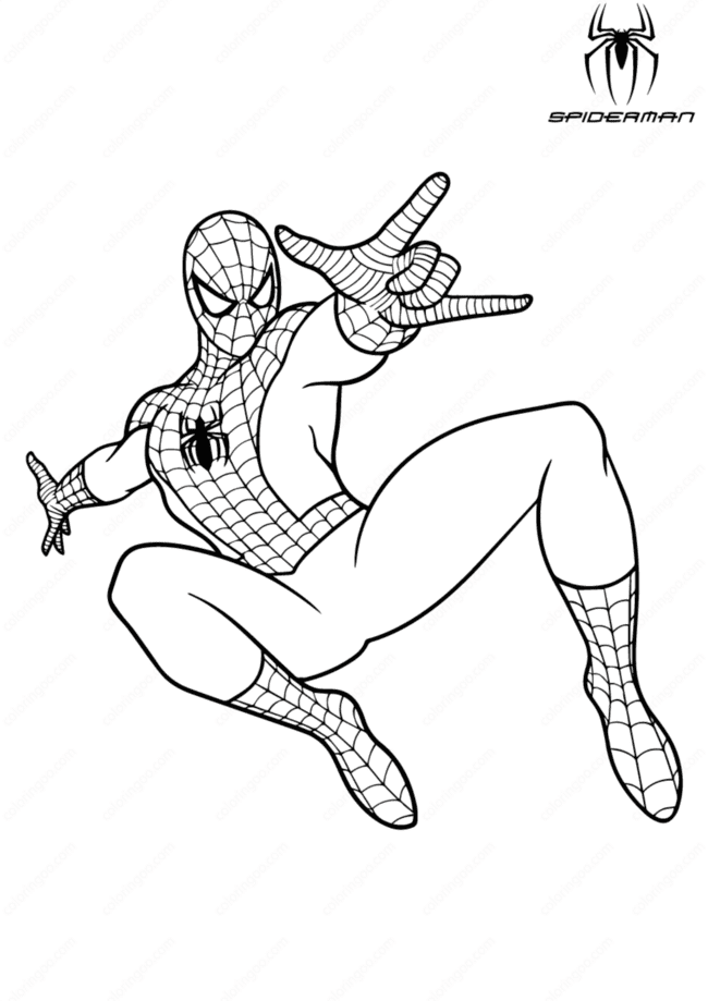 desenhos para colorir homem aranha