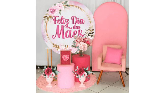 Painel Dia das Mães Vintage