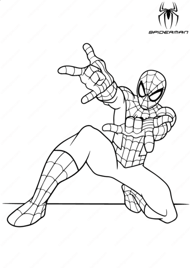 livro de colorir do homem aranha gratis