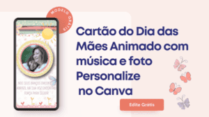 Cartão Dia das Mães Personalizado