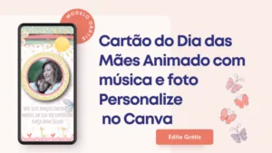 Cartão Dia das Mães Personalizado