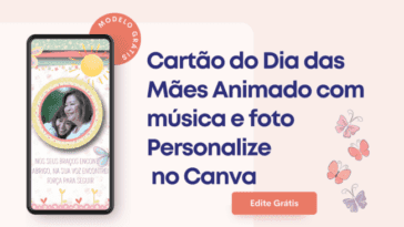 Cartão Dia das Mães Personalizado
