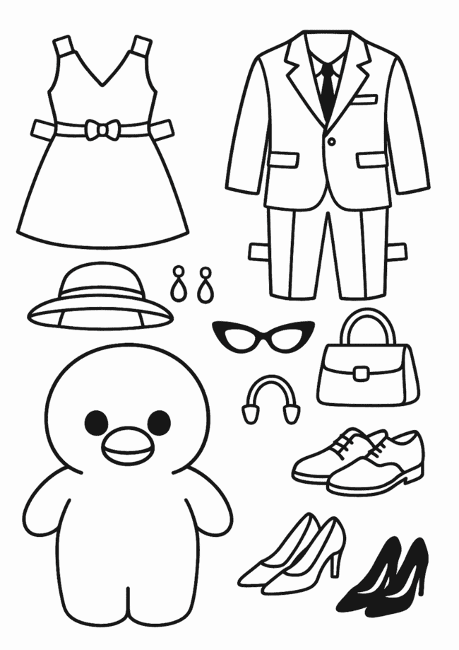  Transforme seu paper duck em um verdadeiro ícone da moda! 🌟 Com nossos paper duck acessórios para imprimir , você pode adicionar detalhes únicos a cada look.