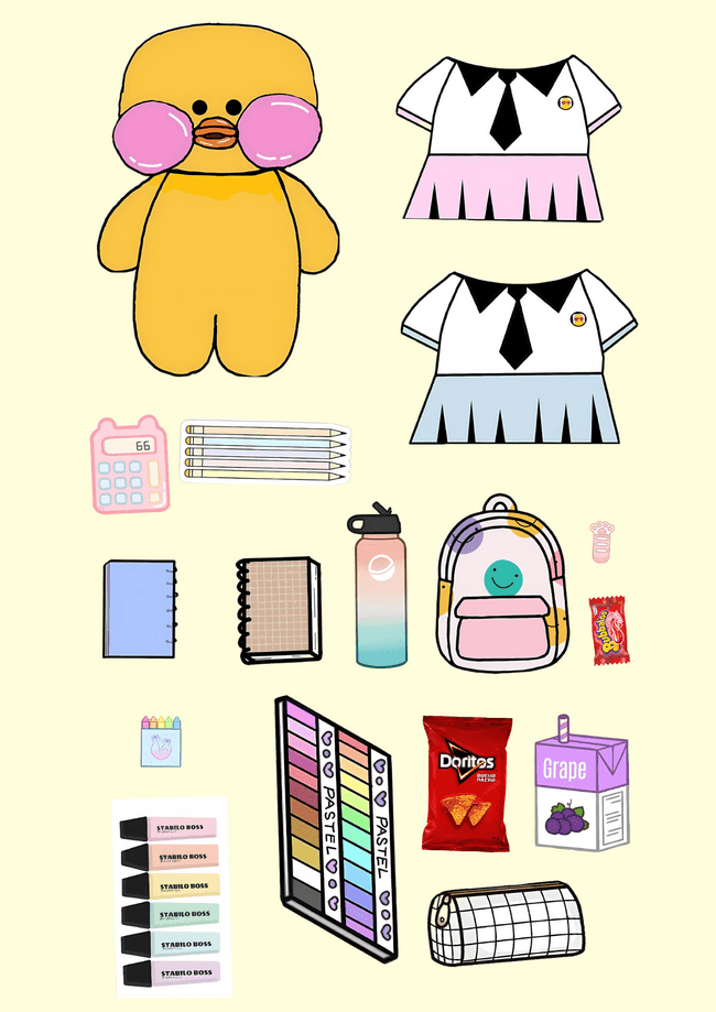 Uniformes Profissionais para o Paper Duck