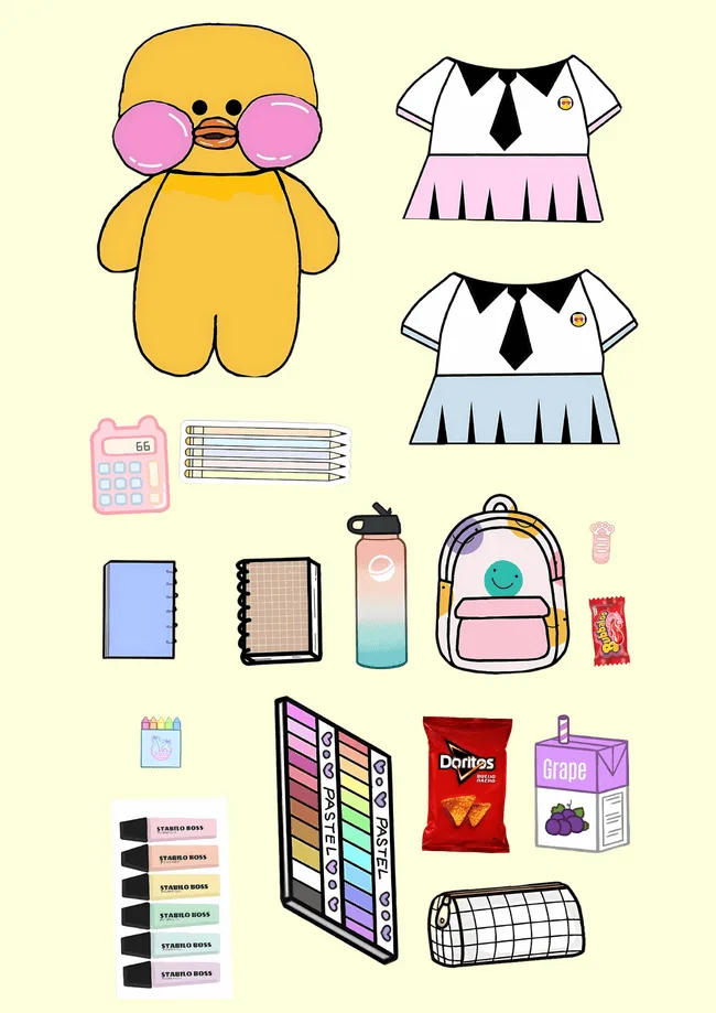 Uniformes Profissionais para o Paper Duck
