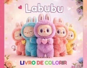Livro de colorir do Labubu gratis