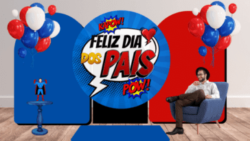 Painel Dia dos Pais escolar em alta resolução Mais que decoração, uma experiência visual para lembrar sempre!