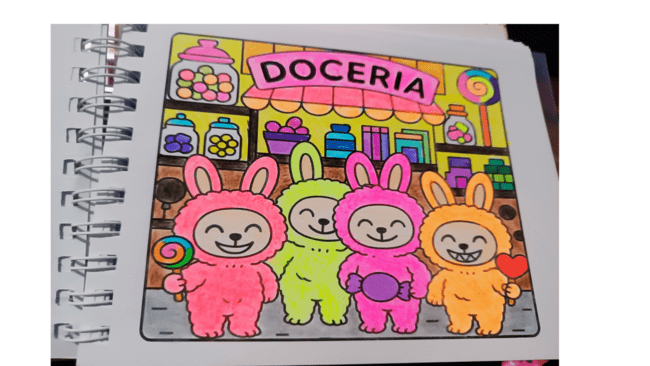 Livro de Colorir Labubu gratis