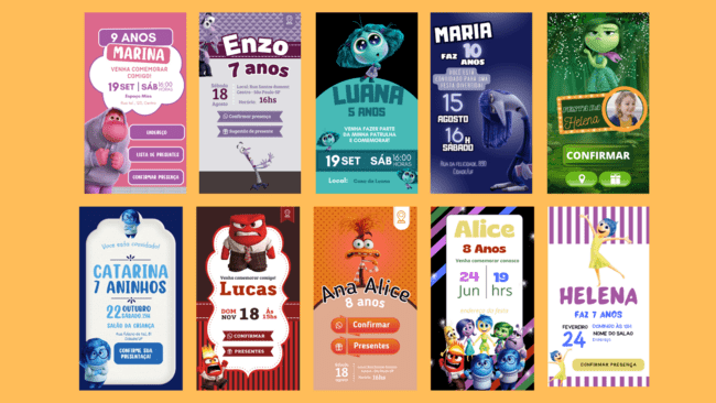 10+ Modelos de Convite Divertidamente para Editar Gratis no Canva 5 convite divertidamente canva grátis