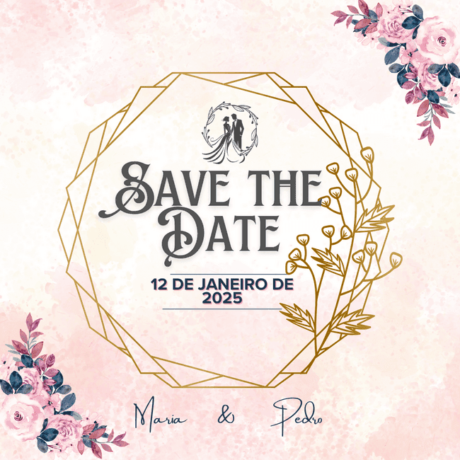 Anuncie sua data de forma inteligente. Um save the date casamento digital economiza tempo, dinheiro e papel.