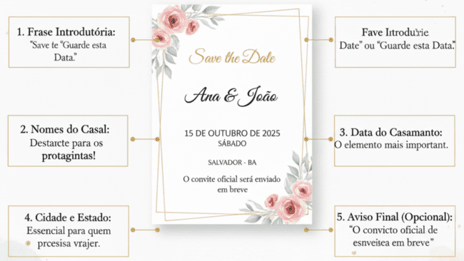 Dando o primeiro passo oficial como noivos. Gostaram do nosso save the date casamento?
