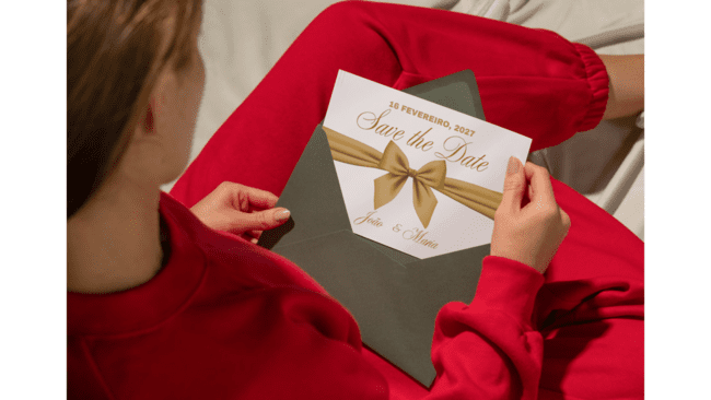 Mil e uma ideias de save the date casamento, mas este com tema botânico roubou nosso coração.